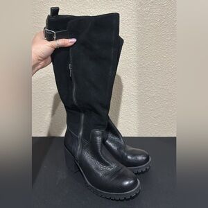 Lucky Brand Black Leather Boots
